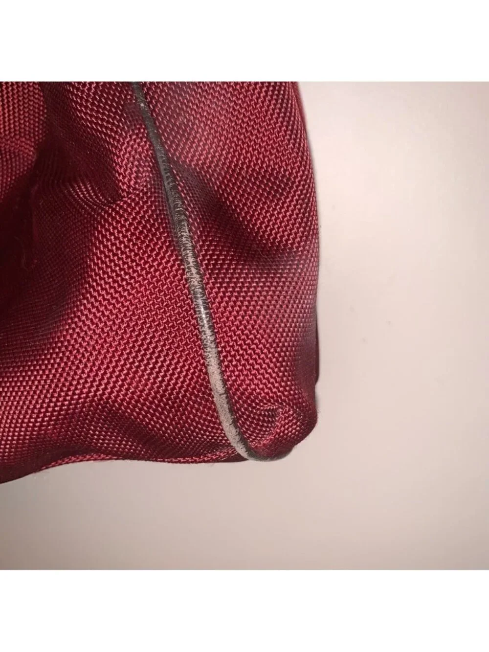 JPK Paris 75 Elegant Red Hobo Bag with Gold Details